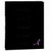 Blueline Pink Ribbon Notebook NotePro, Black