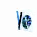 Oxford Deluxe Clear Front Report Cover, Dark Blue