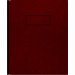 Blueline Notebook With Tabs, Red