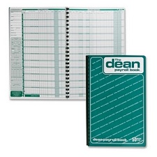 Dean Payroll Book, 50 Employees, Bilingual