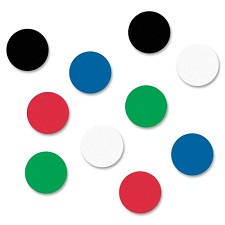 Quartet Ceramic Magnets, 1/2" Diameter