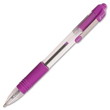 Zebra Z-Grip Retractable Pen, Purple