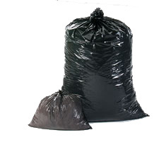  Black Garbage Bags, 35" x 50"
