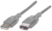 AUSB A/A Style Extension Cables, 6'