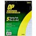 OP Brand White Figuring Pad, Quad