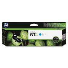 HP 971XL Inkjet Cartridge, CN626AM, Cyan