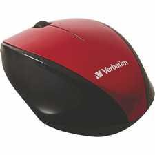 Verbatim Multi-Trac LED Optical Mouse, Red