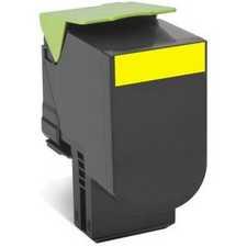 Lexmark Laser Cartridge, 80C0S40, Yellow