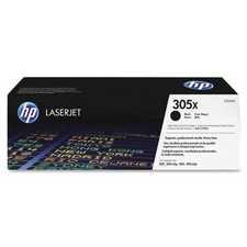 HP CE410X Laser Cartridge, 305X Black
