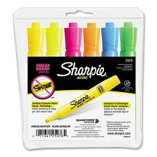 Sharpie Tank Highlighter, Assorted Colours