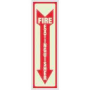 Glow in the Dark Fire Extinguisher Sign, English