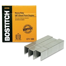 Stanley Bostitch Heavy Duty Staples, 5/8" Leg