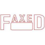 Trodat Self-Inking Message Stamp with Window FAXED