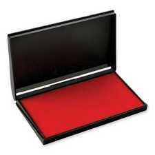 Trodat Felt Stamp Pad, Red, 3-1/2" x 6-3/8"