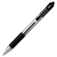 Zebra Z-Grip Retractable Pen, Black