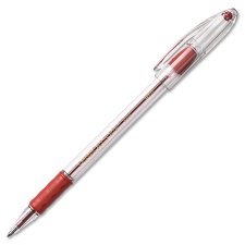 Pentel RSVP Stick Pen, Medium Red