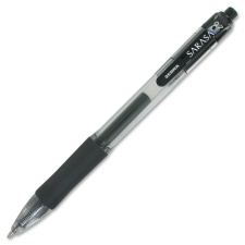 Zebra Sarasa Gel Retractable Pen, Black