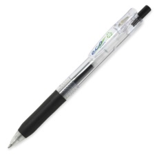 Zebra Sarasa Eco Gel Retractable Pen, Black