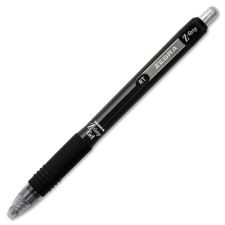 Zebra Z-Grip Retractable Gel Pen, Black