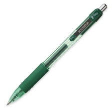 Zebra Z-Grip Retractable Gel Pen, Green