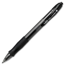 Bic Velocity Gel Retractable, Black