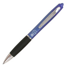 Zebra Z-Grip Max Retractable Gel Pen, Blue