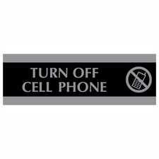 Headline Century Signs, Turn Off Cell Phone