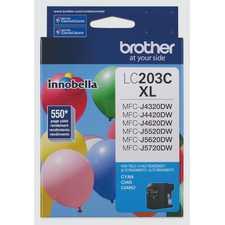 Brother Inkjet Cartridge, LC203CS, Cyan