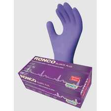 Ronco Blurite Plus Examination Gloves, Medium