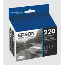 Epson Inkjet Cartridge, T220, Black