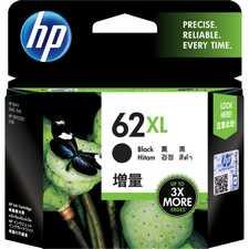 HP Inkjet Cartridge, 62XL, Black