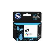 HP Inkjet Cartridge, 62, Tri colour