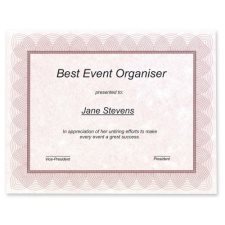 St. James Certificates - Regent Red/Silver