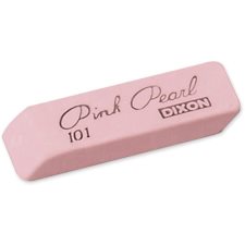 Dixon Pink Pearl Erasers, Large