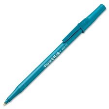 Paper Mate PMOP Stick Pen, Medium Blue