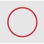 Trodat S-Printy Self-Inking Mini Stamp Red Circle