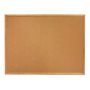 Quartet Cork Board - Oak Finish Frame, 48" x 72"