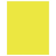 Hilroy Flourescent Bristol Board, Yellow