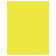 Hilroy Flourescent Bristol Board, Yellow