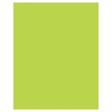 Hilroy Flourescent Bristol Board, Green