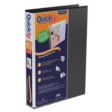 Deluxe Quickfit Legal D Ring View Binders, 1 1/2"