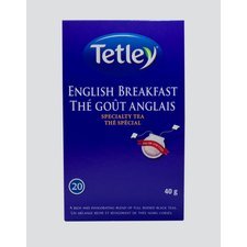 Tetley Drawstring Tea Bags, English Breakfast