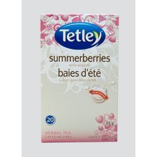 Tetley Drawstring Tea Bags, Summerberries