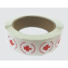 Peel and Stick Label Rolls, Made in Canada