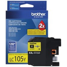 Brother Inkjet Cartridge HY LC105YXXL Yellow