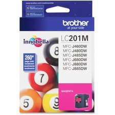 Brother Magenta Inkjet Cartridges LC201MS