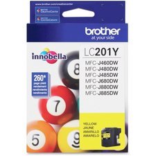 Brother Yellow Inkjet Cartridges LC201BYS