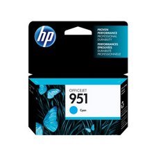 HP 951 Inkjet Cartridge, CN050AC#140, Cyan