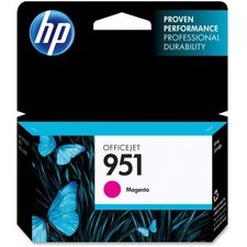 HP 951 Inkjet Cartridge, CN051AC#140, Magenta