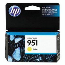 HP 951 Inkjet Cartridge, CN052AC#140, Yellow